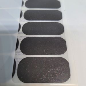 Jamberry Nail Wraps, NWT, 1K02, Tungsten Sparkle, Manicure Full Sheet